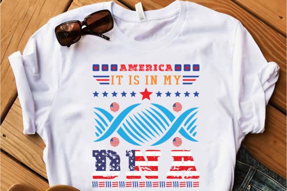 A Graphic Design Asset Review: America DNA T-Shirt & Print Templates