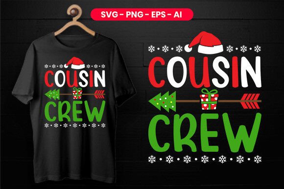 A Graphic Designer's Review of the Cousin Crew Christmas Print Template