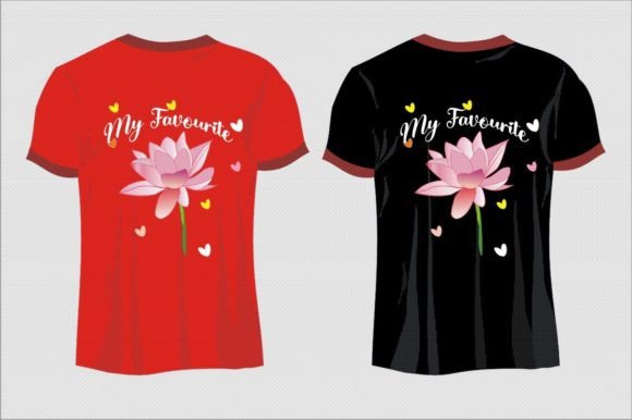 A Lotus Flower Graphic for Inspirational Print Templates