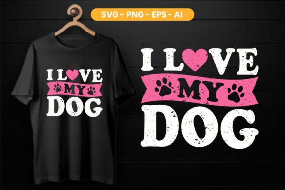 A Practical Crafter's Review: Using the I Love My Dog T-Shirt Graphics