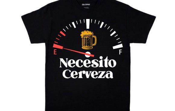 A Professional Review of the Necesito Cerveza T-Shirt Design for Marketing
