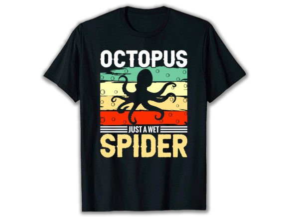 A Vector Octopus Design for Modern Graphics & Graphic Templates