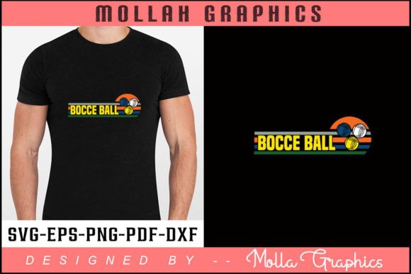 Bocce Ball Typography: A Bold Embroidery Choice
