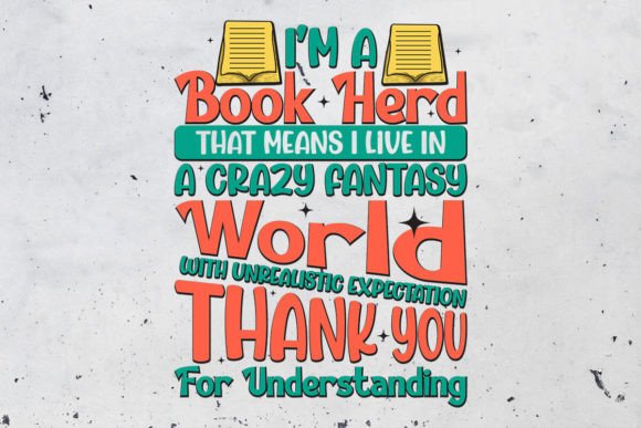 Book Herd Graphics for T-Shirts & Print Templates