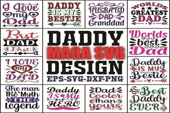 Dad SVG Bundle: A Graphics Review for Print Templates