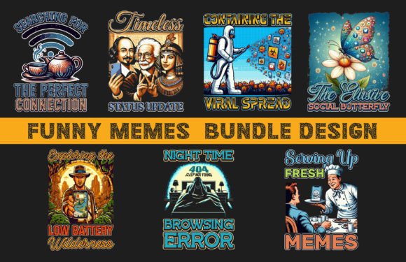 Evaluating a Funny Memes T-Shirt Bundle for Real Client Graphics and Print Templates