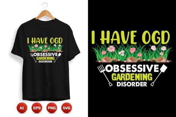 Gardening T-shirt Design 26: A Versatile Graphic Design Asset