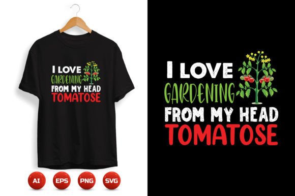 Gardening T-shirt Design 30: A Print-Ready Vector Graphics Asset