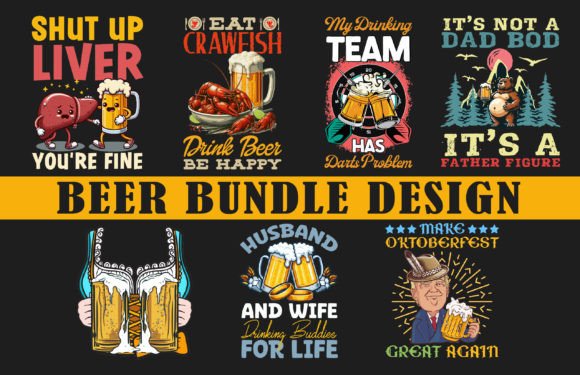 Reviewing the Beer Bundle Graphics for Print Templates