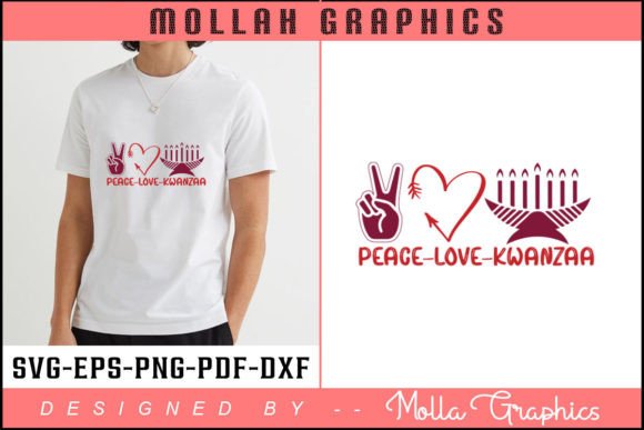 Reviewing the Peace Love Kwanzaa Graphics for Brand & Print Templates