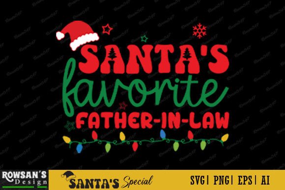 Santa's Favorite Father-in-law: A Graphic for Holiday Branding