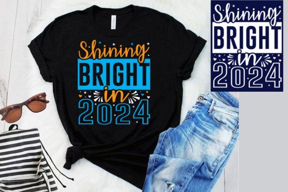 Shining Bright in 2024 Graphics for Print Templates